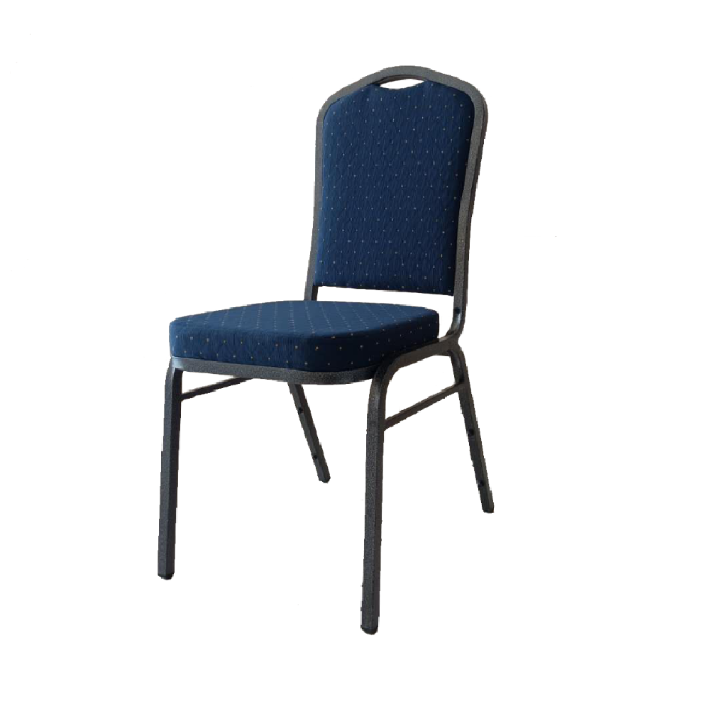 BANUQETING CHAIR STEEL FRAME 2525 BLUE - Click Image to Close